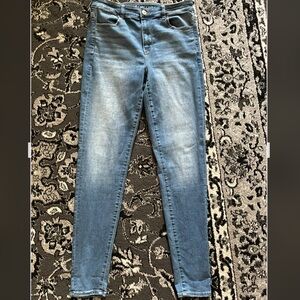 American Eagle Outfitters Light Blue Skinny Jeans 14 X-Long